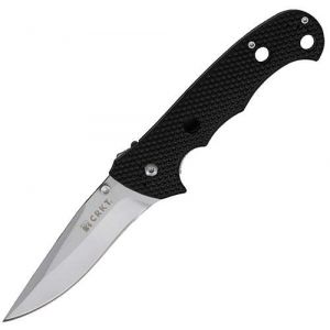 Columbia River Knife & Tool Hammond Cruiser Linerlock Knife w/ Black Textured Zytel Handle